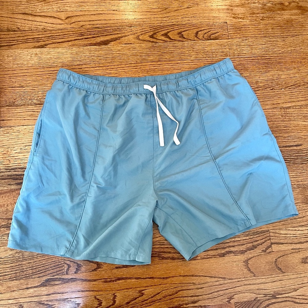 ASOS Men’s Blue Swim Trunks - Picture 3 of 8